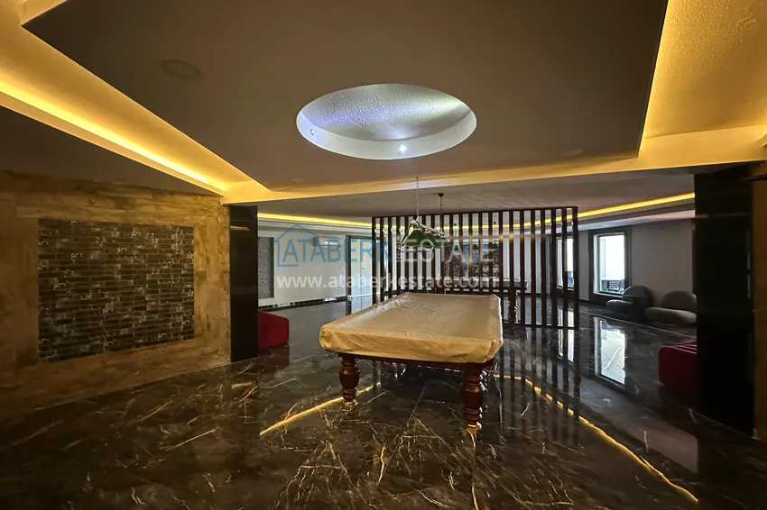 2+1 apartment with furniture and sea and mountain views in a luxury complex — Alanya, Mahmutlar district 24 