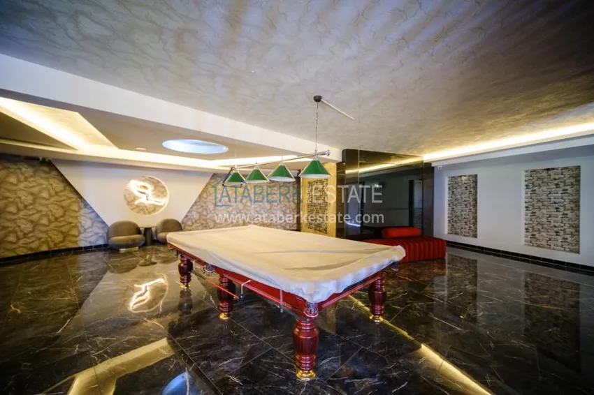 2+1 apartment with furniture and sea and mountain views in a luxury complex — Alanya, Mahmutlar district 25 