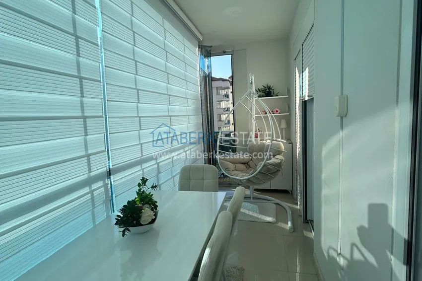 Purchase 1+1 apartment in Alanya, Oba — turnkey with a glazed balcony, near the sea 16