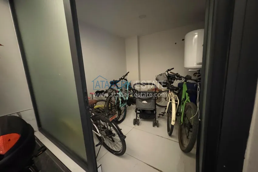 1+1 furnished apartment in Alanya, Kestel - 150 m to the sea, glazed balcony 16 