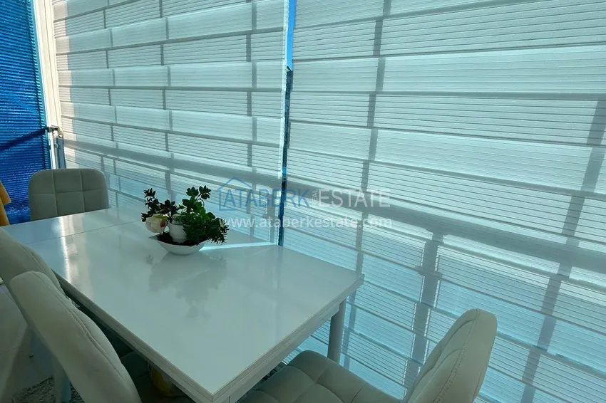 Purchase 1+1 apartment in Alanya, Oba — turnkey with a glazed balcony, near the sea 17