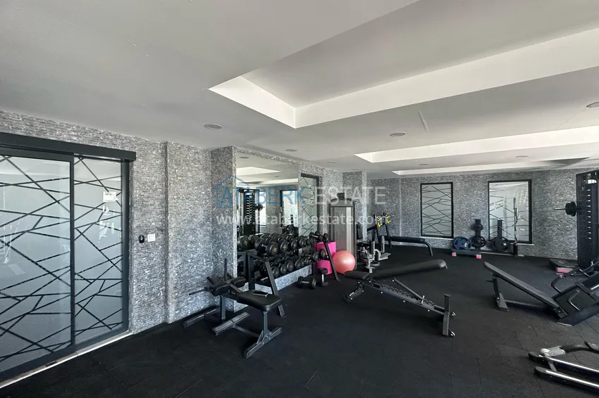 2+1 apartment with furniture and sea and mountain views in a luxury complex — Alanya, Mahmutlar district 27 