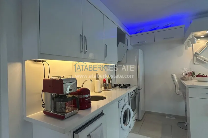 Purchase 1+1 apartment in Alanya, Oba — turnkey with a glazed balcony, near the sea 3