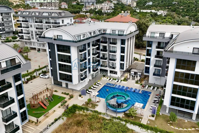 2+1 duplex in Alanya, Oba — duplex penthouse with furniture, open mountain view 1 