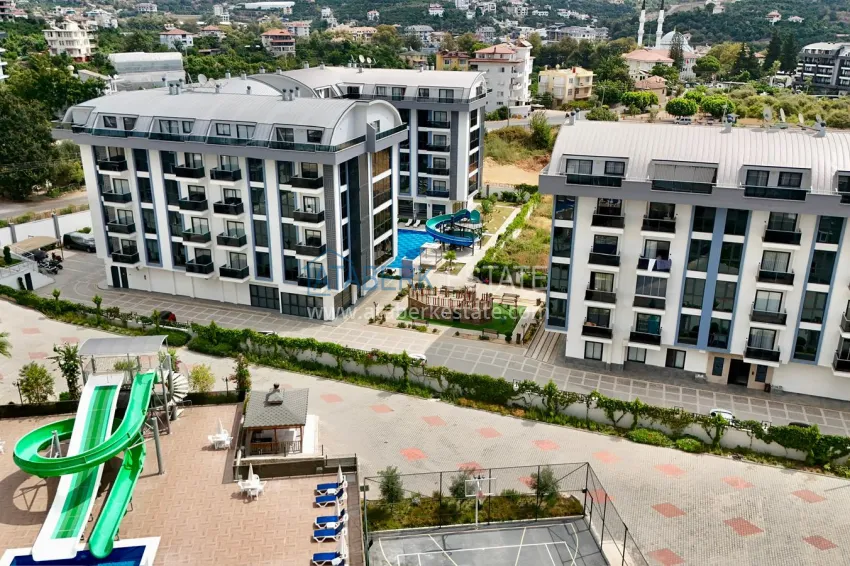 2+1 duplex in Alanya, Oba — duplex penthouse with furniture, open mountain view 5 