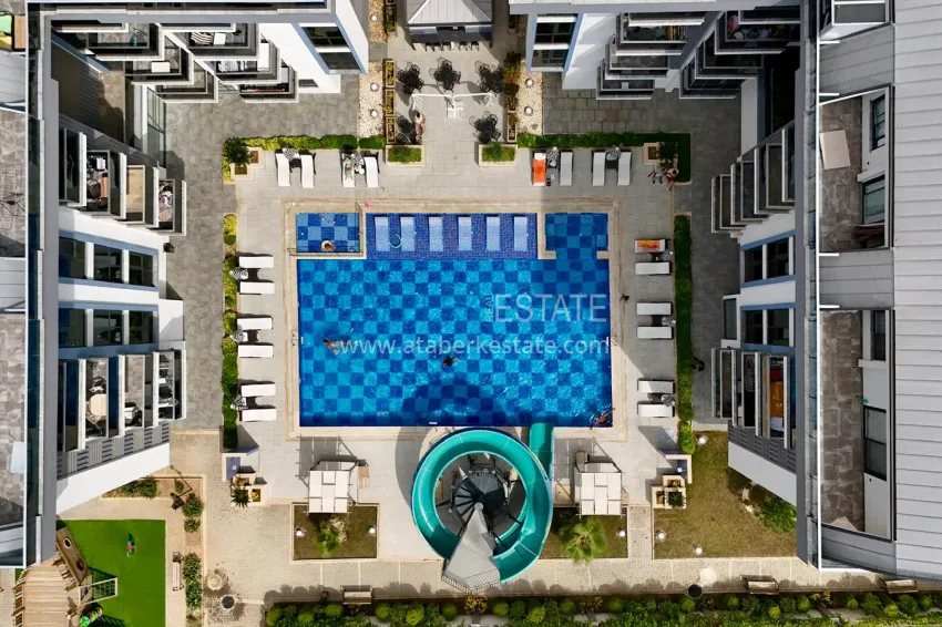 2+1 duplex in Alanya, Oba — duplex penthouse with furniture, open mountain view 6 