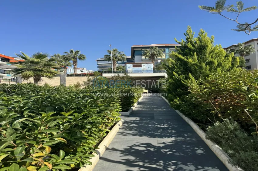 1+1 furnished apartment in Alanya, Kestel - 150 m to the sea, glazed balcony 9 