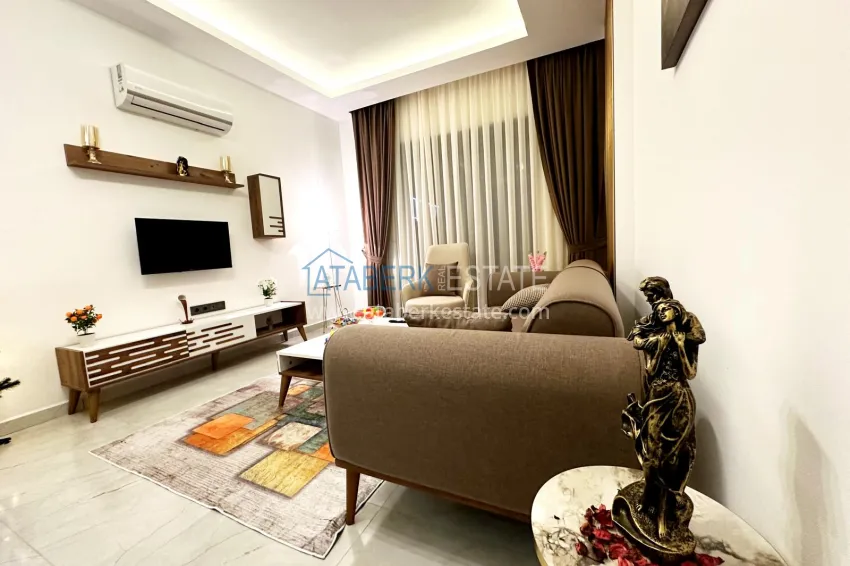 Purchase Furnished 1+1 apartment in Mahmutlar - favorable price and open mountain views 10 