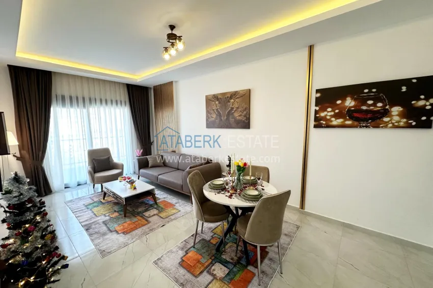 Purchase Furnished 1+1 apartment in Mahmutlar - favorable price and open mountain views 11 