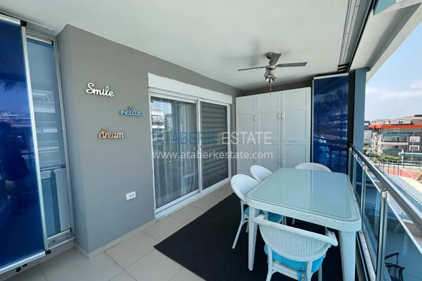 Purchase 3+1 duplex apartment with 80 m2 terrace and private sauna — Alanya, Kestel district, 300 m from the sea 11 