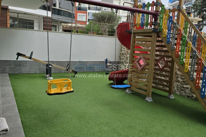 Garden duplex 2+1 in Tosmur with fine finishing 10 