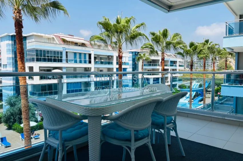 Purchase 3+1 duplex apartment with 80 m2 terrace and private sauna — Alanya, Kestel district, 300 m from the sea 13 