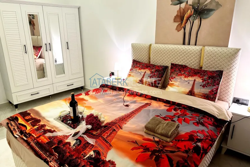 Purchase Furnished 1+1 apartment in Mahmutlar - favorable price and open mountain views 14 