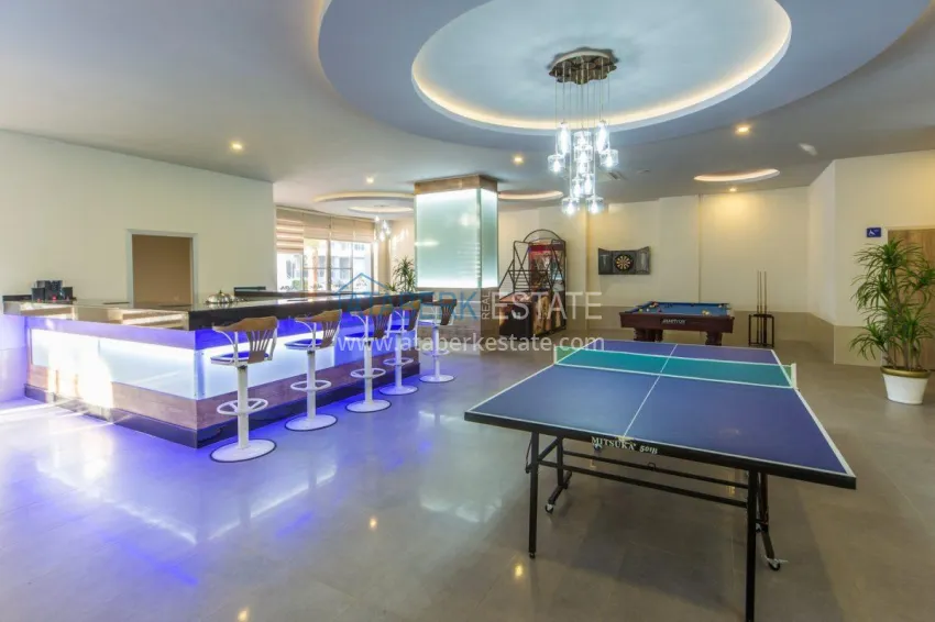 3+1 duplex apartment with 80 m2 terrace and private sauna — Alanya, Kestel district, 300 m from the sea 14 