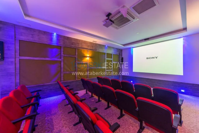 3+1 duplex apartment with 80 m2 terrace and private sauna — Alanya, Kestel district, 300 m from the sea 15 