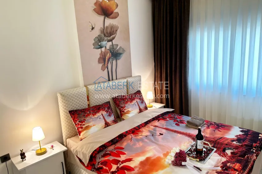 Purchase Furnished 1+1 apartment in Mahmutlar - favorable price and open mountain views 15 