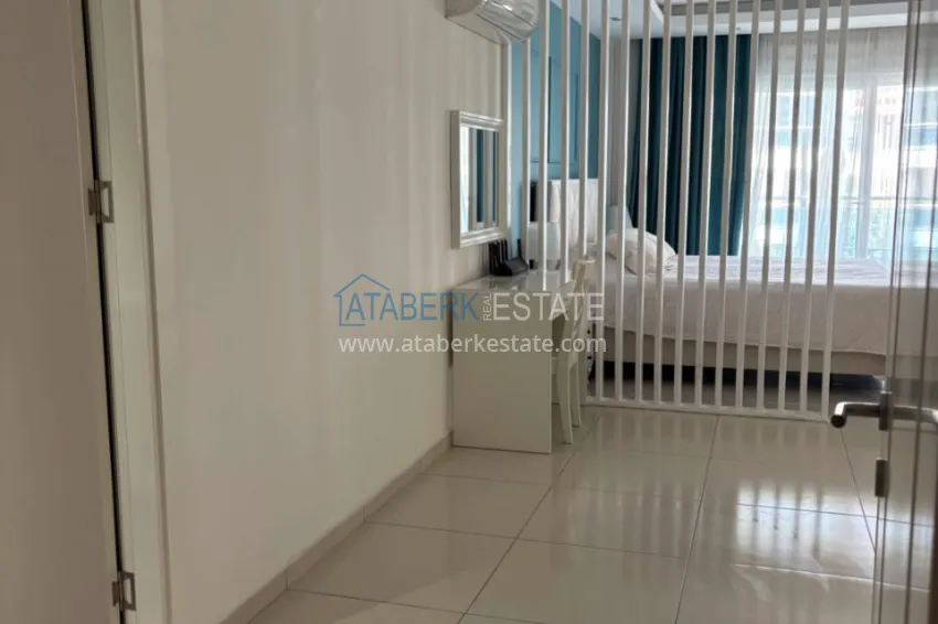 Purchase 3+1 duplex apartment with 80 m2 terrace and private sauna — Alanya, Kestel district, 300 m from the sea 16 