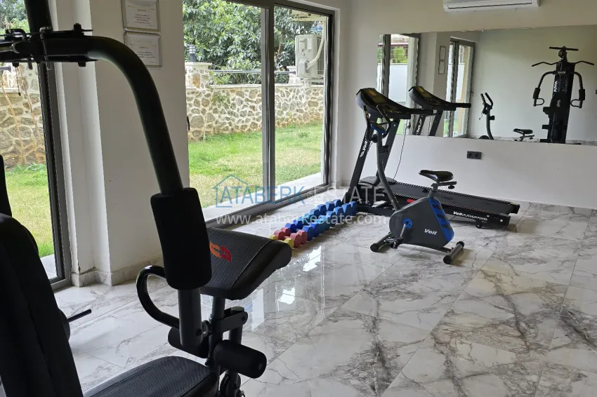 Garden duplex 2+1 in Tosmur with fine finishing 14 