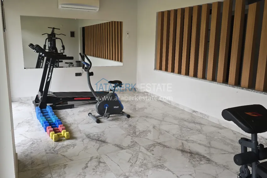 Garden duplex 2+1 in Tosmur with fine finishing 15 