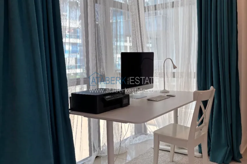 Purchase 3+1 duplex apartment with 80 m2 terrace and private sauna — Alanya, Kestel district, 300 m from the sea 18 