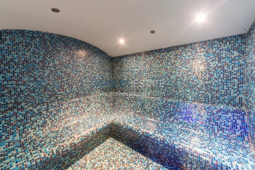 3+1 duplex apartment with 80 m2 terrace and private sauna — Alanya, Kestel district, 300 m from the sea 26 