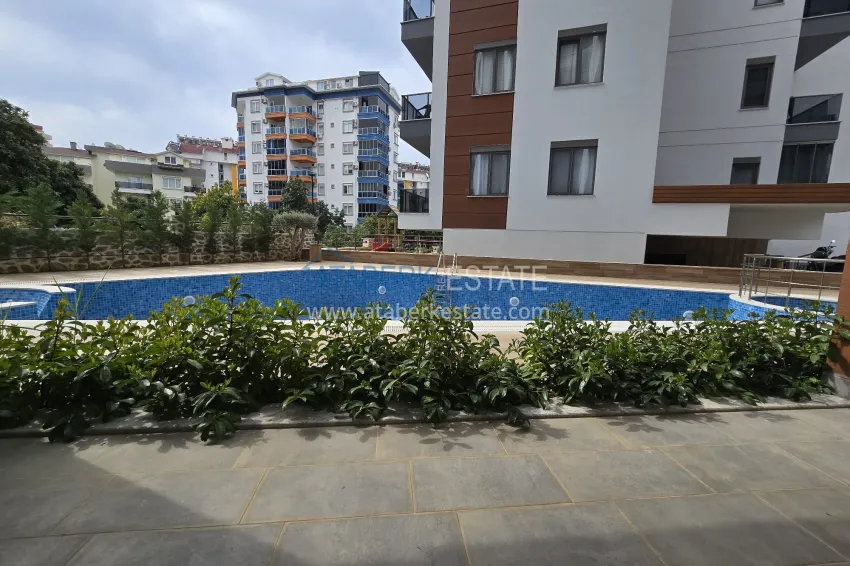 Garden duplex 2+1 in Tosmur with fine finishing 5 