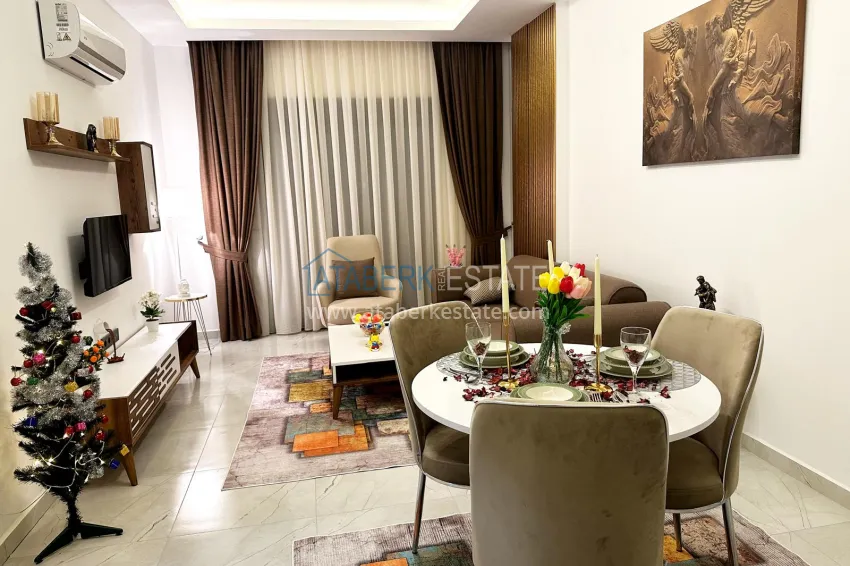 Purchase Furnished 1+1 apartment in Mahmutlar - favorable price and open mountain views 8 