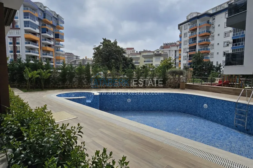 Garden duplex 2+1 in Tosmur with fine finishing 8 