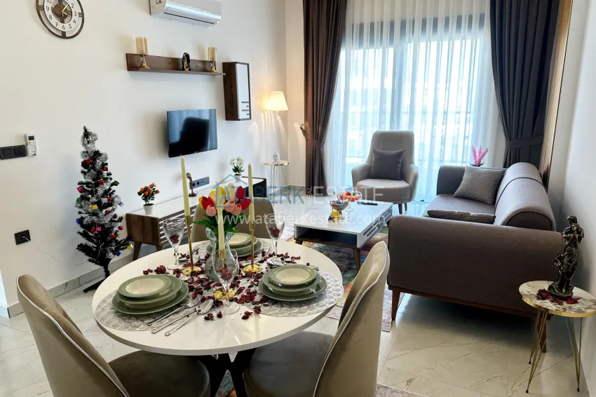 Purchase Furnished 1+1 apartment in Mahmutlar - favorable price and open mountain views 9 