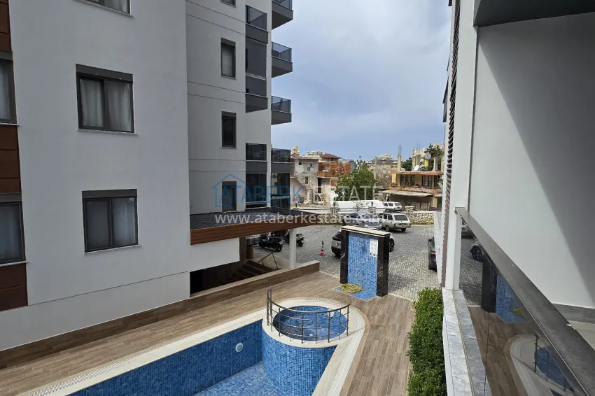 Garden duplex 2+1 in Tosmur with fine finishing 9 