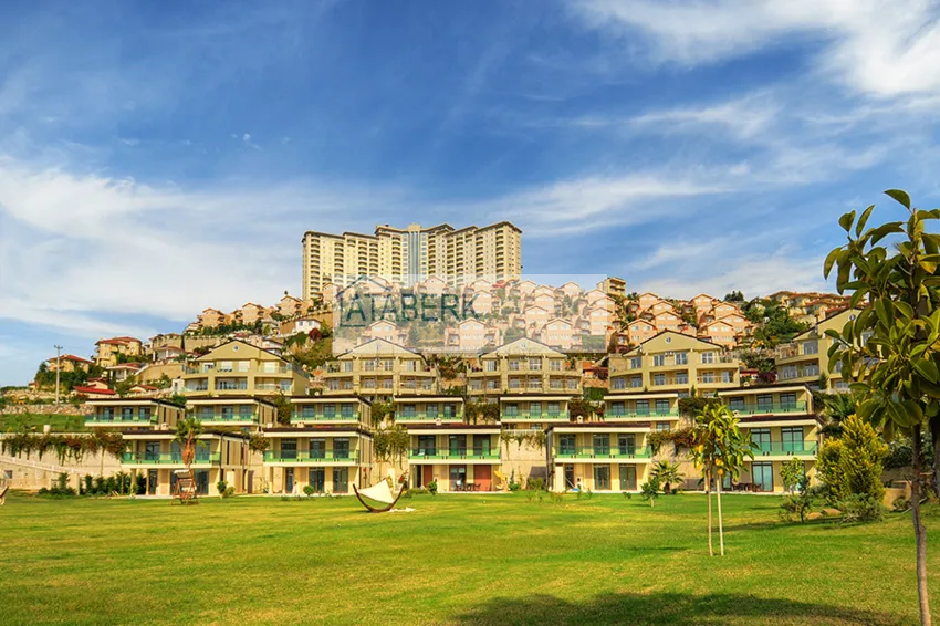 1+1 apartment in the famous resort-style - fully furnished in Mahmutlar 4 