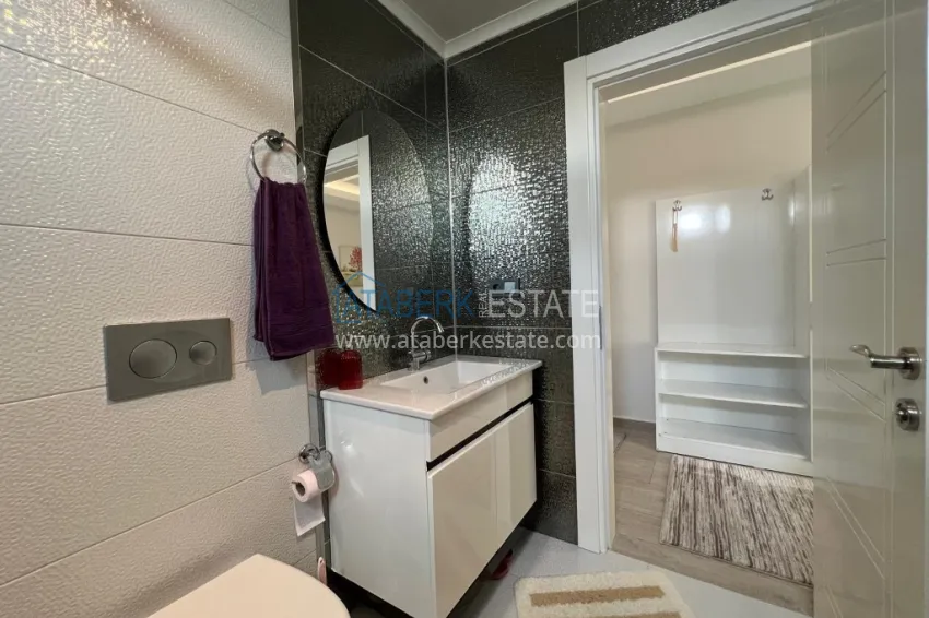 Purchase 2+1 apartment in Kestel by the sea - furnished option with mountain views 10 