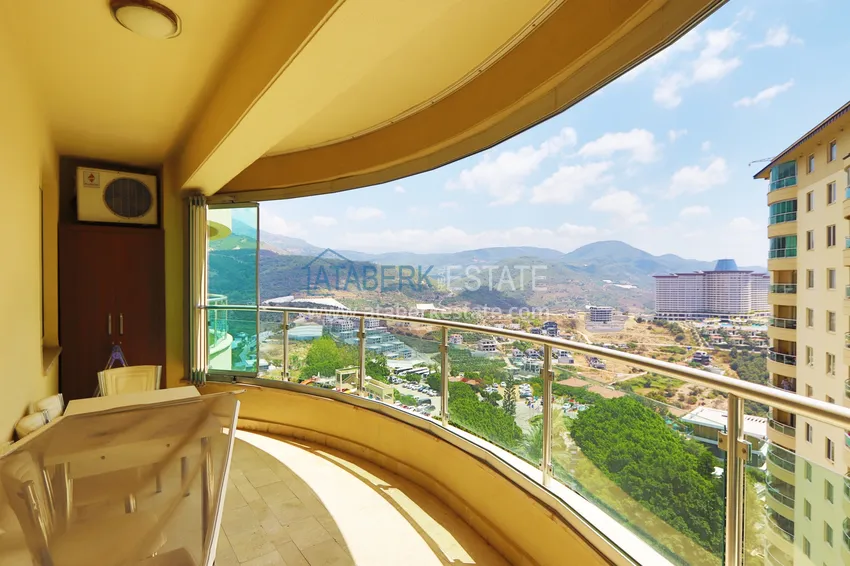 Purchase  1+1 apartment in the famous resort-style - fully furnished in Mahmutlar 15 