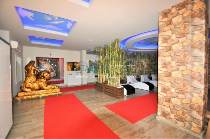 2+1 apartment in Kestel by the sea - furnished option with mountain views 16 