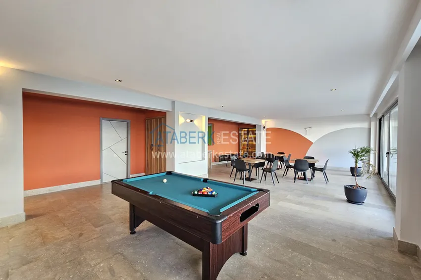 1+1 apartment in Kestel 200 meters from the sea - with sea and mountain views 16 