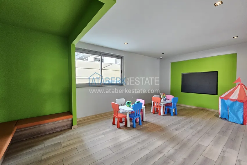 1+1 apartment in Kestel 200 meters from the sea - with sea and mountain views 17 