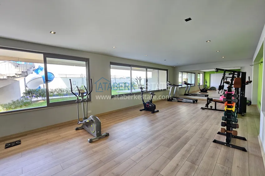 1+1 apartment in Kestel 200 meters from the sea - with sea and mountain views 18 