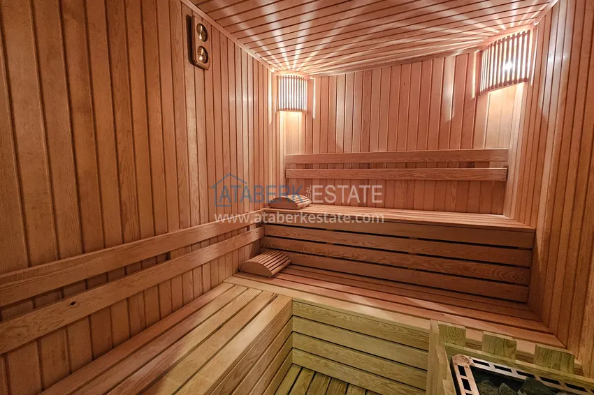 1+1 apartment in Kestel 200 meters from the sea - with sea and mountain views 20 