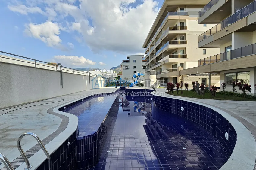 1+1 apartment in Kestel 200 meters from the sea - with sea and mountain views 2 