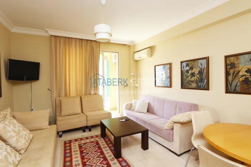 Purchase  1+1 apartment in the famous resort-style - fully furnished in Mahmutlar 3 