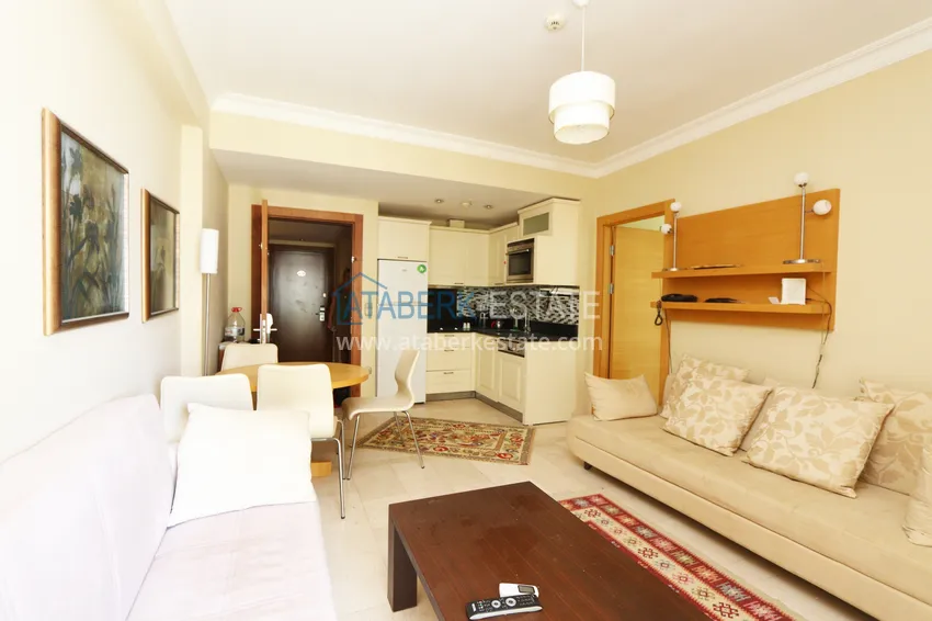 Purchase  1+1 apartment in the famous resort-style - fully furnished in Mahmutlar 6 