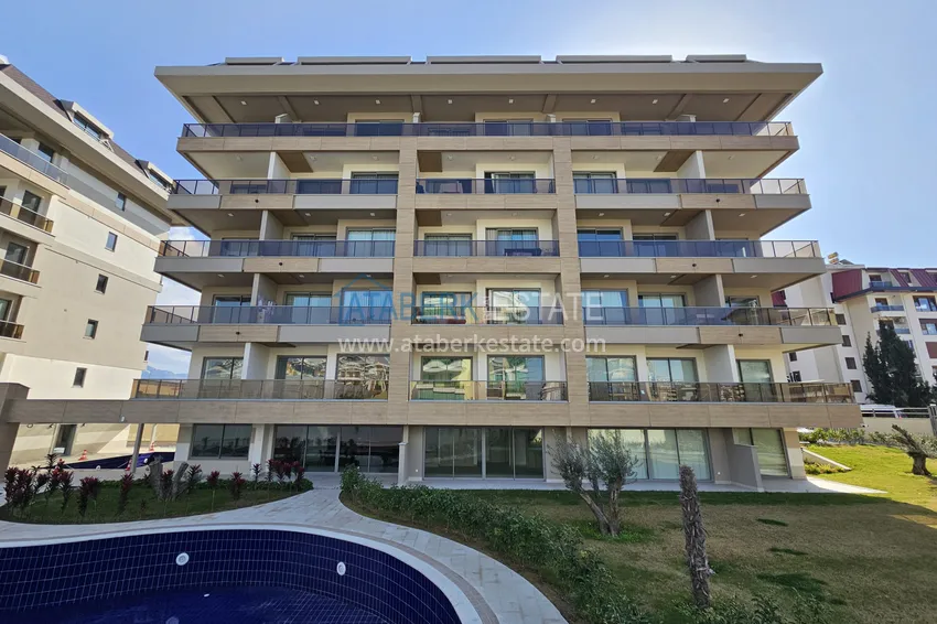 1+1 apartment in Kestel 200 meters from the sea - with sea and mountain views 7 