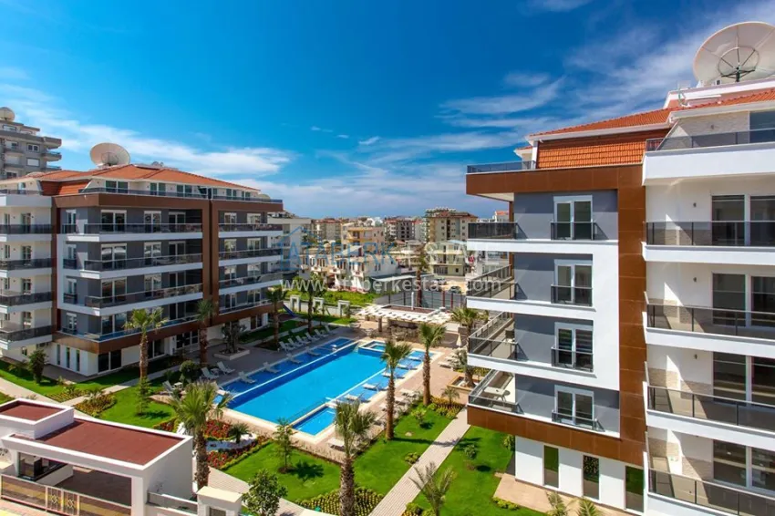 Furnished 2+1 apartment in Oba — property for a residence permit in Alanya 1 