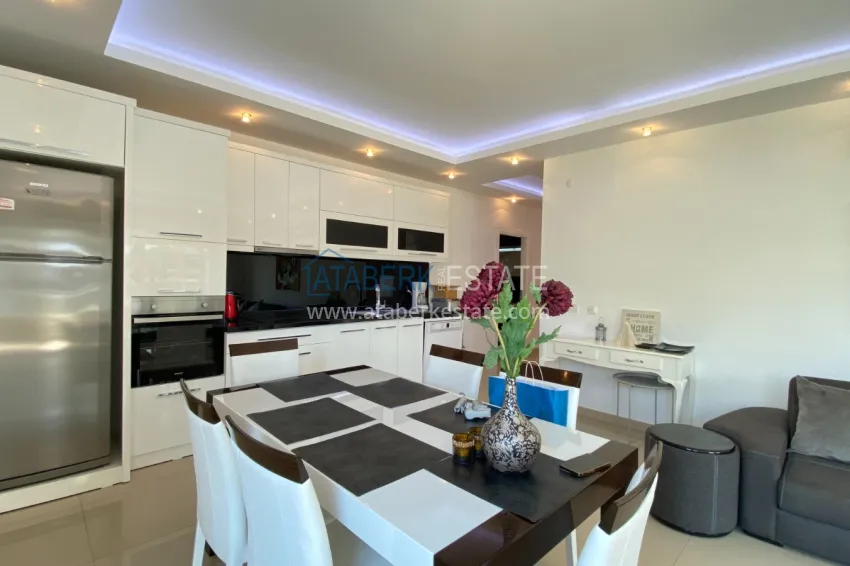 Purchase Furnished 2+1 apartment in Oba — property for a residence permit in Alanya 8 