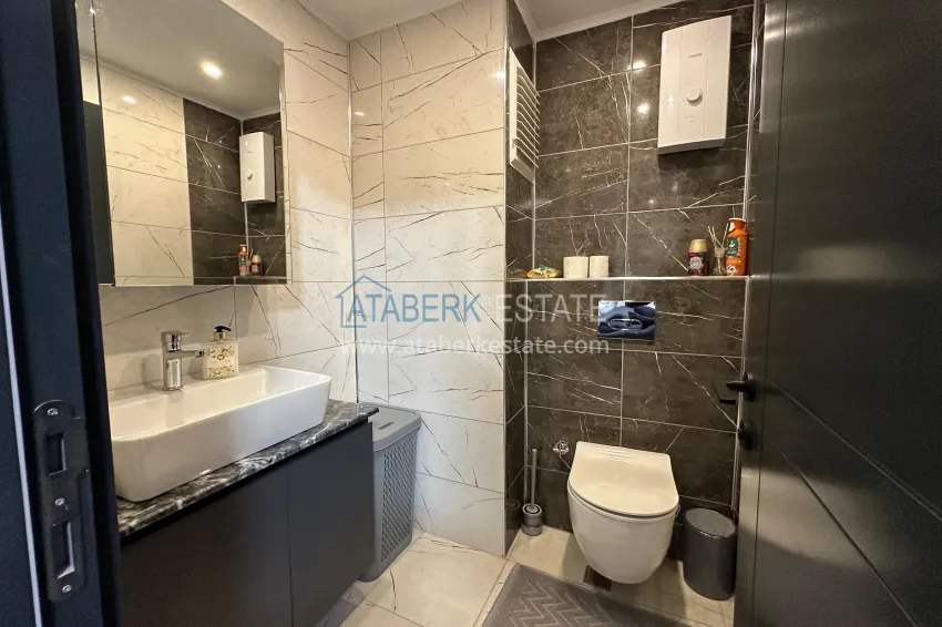 Purchase 2+1 duplex penthouse with furniture in Alanya, Oba district 10 