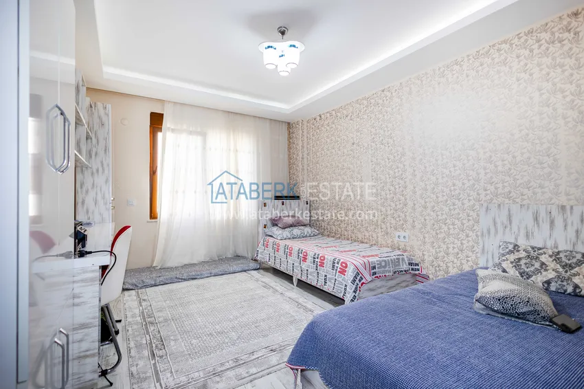 Purchase One-level apartment 3+1 with furniture in the center of Alanya, Hasbahce — property for residence permits and citizenship 10 