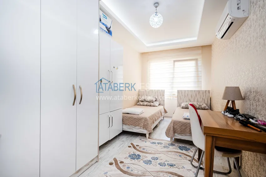 Purchase One-level apartment 3+1 with furniture in the center of Alanya, Hasbahce — property for residence permits and citizenship 11 