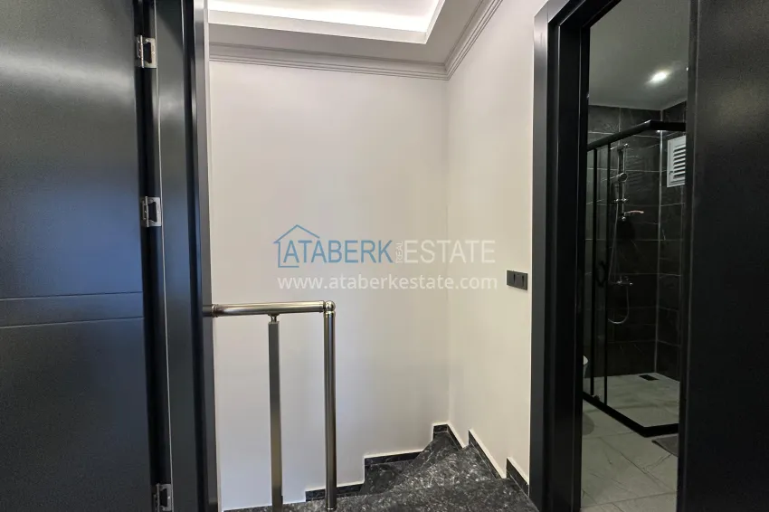 Purchase 2+1 duplex penthouse with furniture in Alanya, Oba district 11 