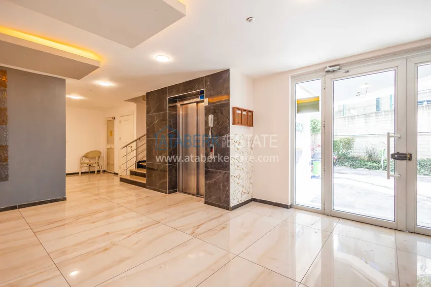 One-level apartment 3+1 with furniture in the center of Alanya, Hasbahce — property for residence permits and citizenship 12 