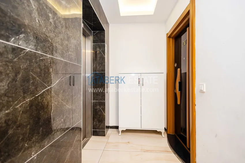 One-level apartment 3+1 with furniture in the center of Alanya, Hasbahce — property for residence permits and citizenship 13 